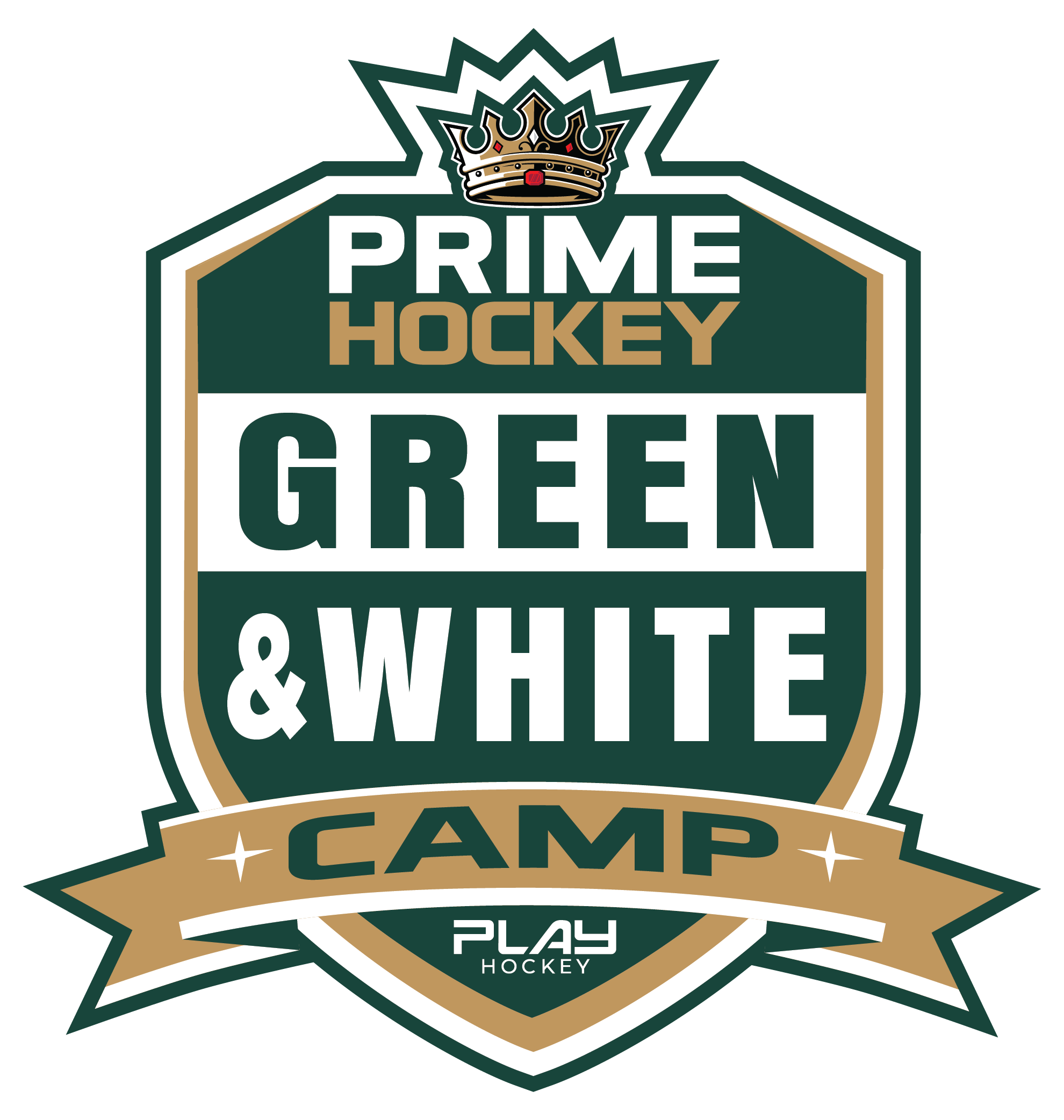 Green & White Camp logo